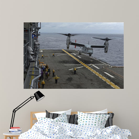 Mv-22 Osprey Tiltrotor Aircraft Wall Decal Design 1