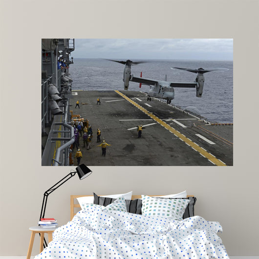 Mv-22 Osprey Tiltrotor Aircraft Wall Decal Design 1