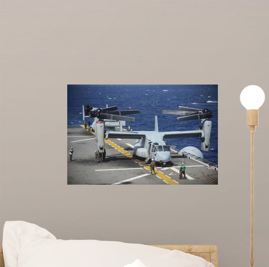 Sailors Secure Mv-22 Osprey Wall Decal