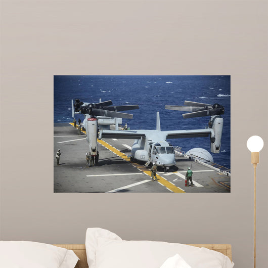Sailors Secure Mv-22 Osprey Wall Decal
