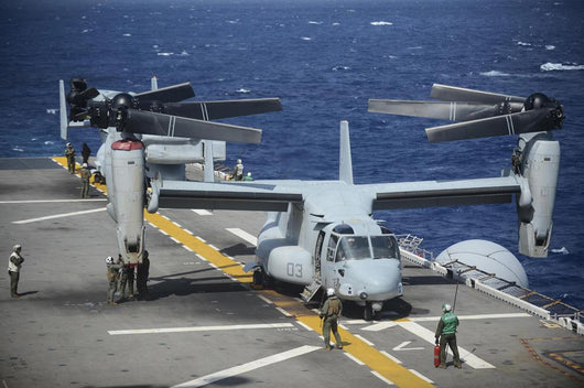 Sailors Secure Mv-22 Osprey Wall Decal