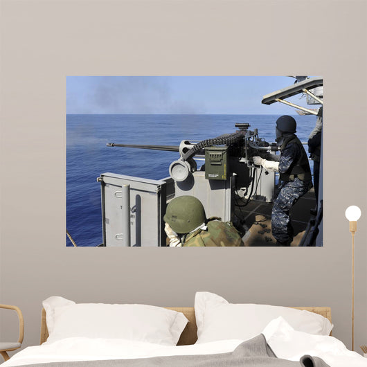 Aviation Ordnanceman Fires 25mm Wall Decal