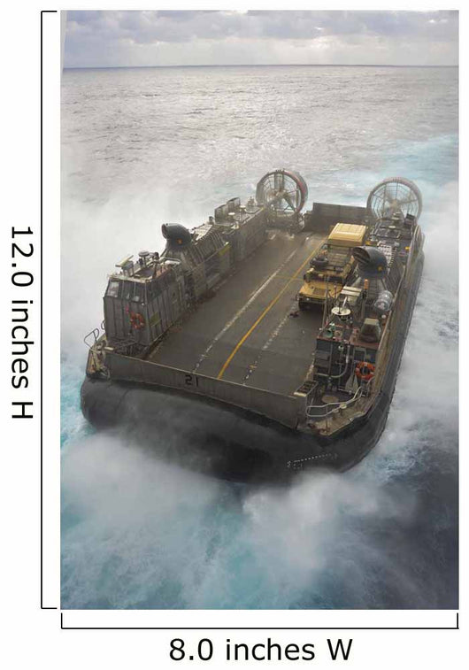 Landing Craft Air Cushion Wall Decal Design 8