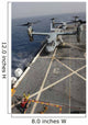 Mv-22 Osprey Lands aboard Wall Decal Design 1