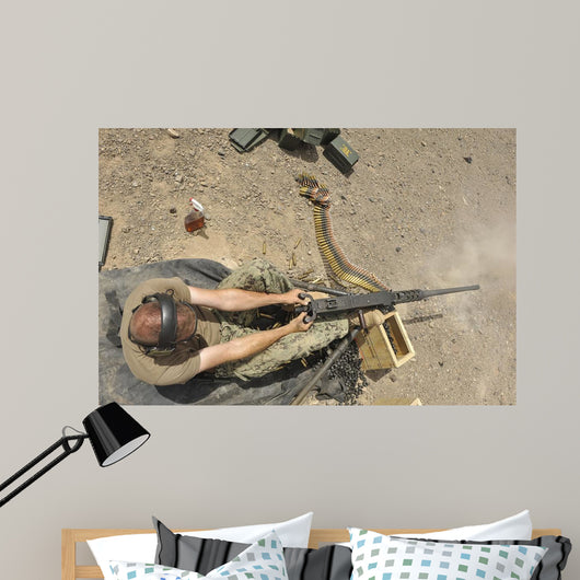 Gunner's Mate Fires M2 Wall Decal