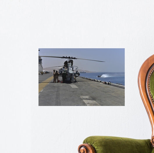 Captains Perform Pre-flight Checks Wall Decal