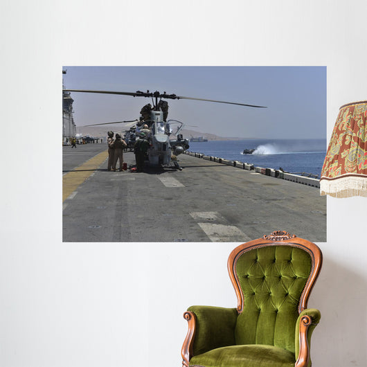 Captains Perform Pre-flight Checks Wall Decal