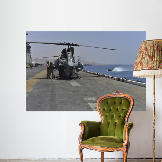 Captains Perform Pre-flight Checks Wall Decal