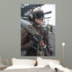 Airman Observes Flight Operations Wall Decal