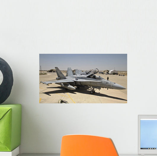 Row Us Marine Corps Wall Decal