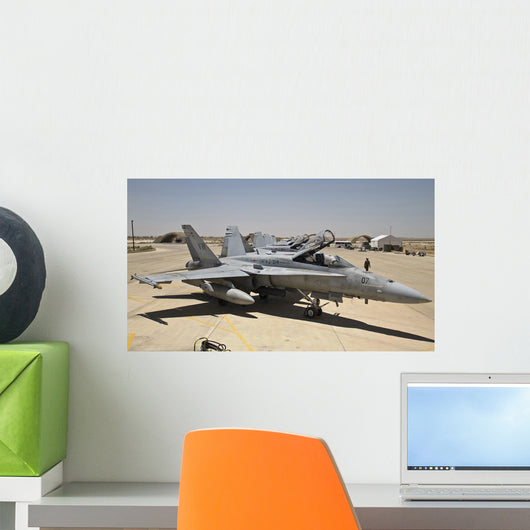 Row Us Marine Corps Wall Decal