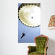 Paratrooper Descends onto Drop Wall Decal