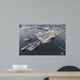 Aerial Military Ships Moored Wall Decal Design 2
