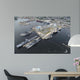 Aerial Military Ships Moored Wall Decal Design 2