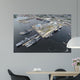 Aerial Military Ships Moored Wall Decal Design 2