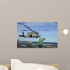 Airman Salutes as Mh-60s Wall Decal