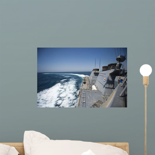 Guided-missile Destroyer Uss Arleigh Wall Decal