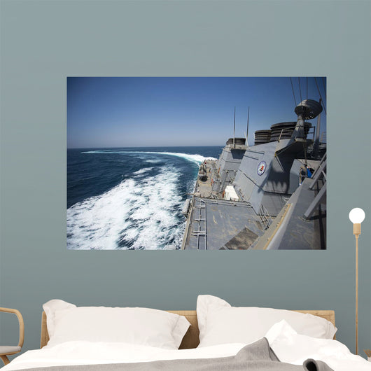 Guided-missile Destroyer Uss Arleigh Wall Decal