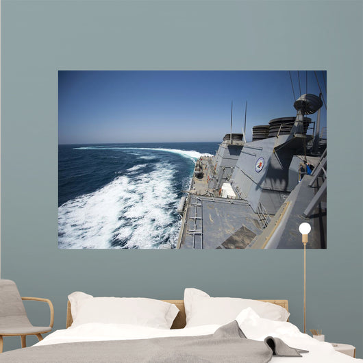 Guided-missile Destroyer Uss Arleigh Wall Decal