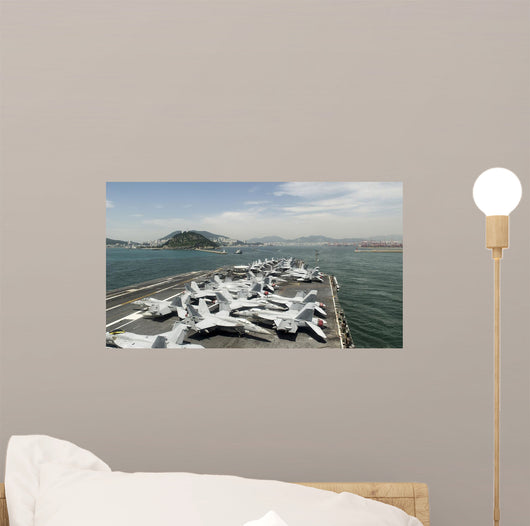Uss George Washington Prepares Wall Decal