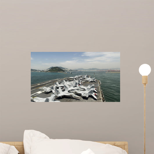 Uss George Washington Prepares Wall Decal