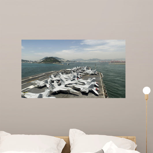 Uss George Washington Prepares Wall Decal