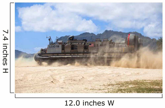 Landing Craft Air Cushion Wall Decal Design 4