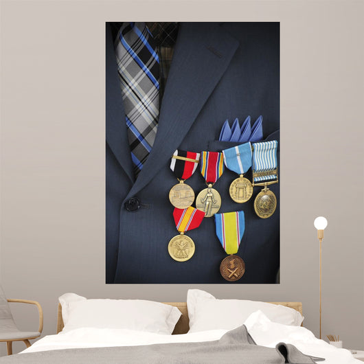 Close-up Medals and Awards Wall Decal