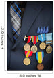 Close-up Medals and Awards Wall Decal