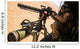 Crew Chief Mounts M134 Wall Decal