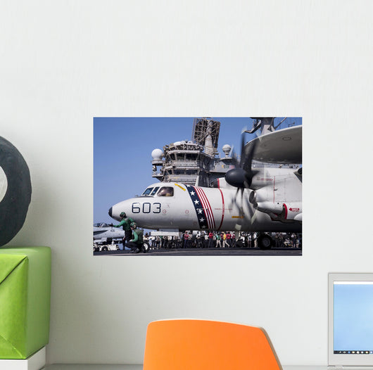 E-2c Hawkeye Prepares to Wall Decal Design 1