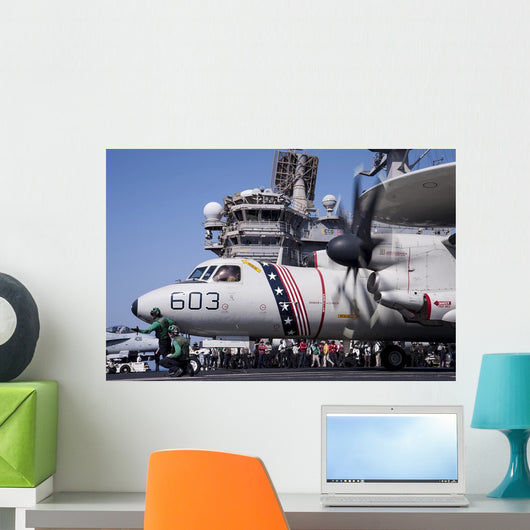 E-2c Hawkeye Prepares to Wall Decal Design 1