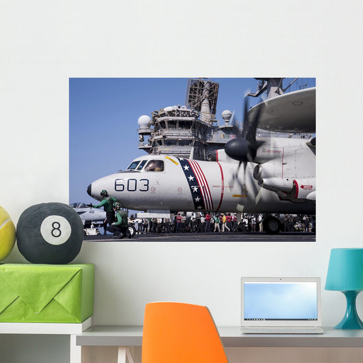 E-2c Hawkeye Prepares to Wall Decal Design 1