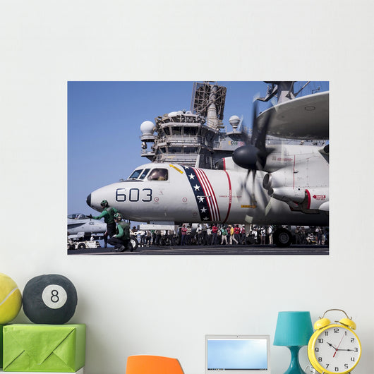 E-2c Hawkeye Prepares to Wall Decal Design 1