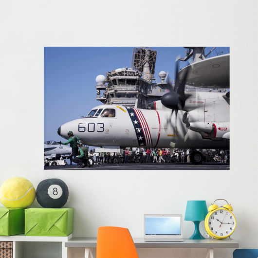 E-2c Hawkeye Prepares to Wall Decal Design 1