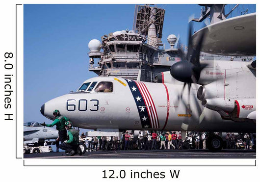 E-2c Hawkeye Prepares to Wall Decal Design 1