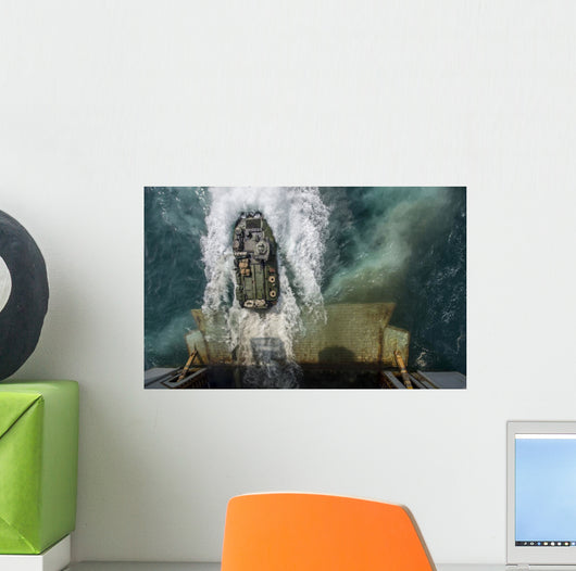 Amphibious Assault Vehicle Exits Wall Decal
