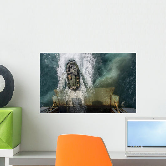 Amphibious Assault Vehicle Exits Wall Decal