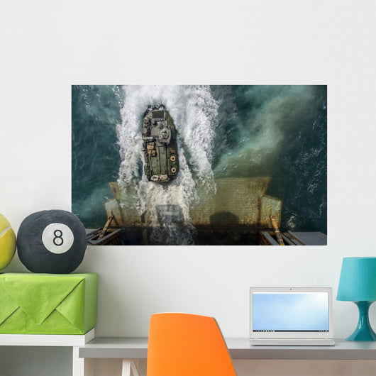 Amphibious Assault Vehicle Exits Wall Decal