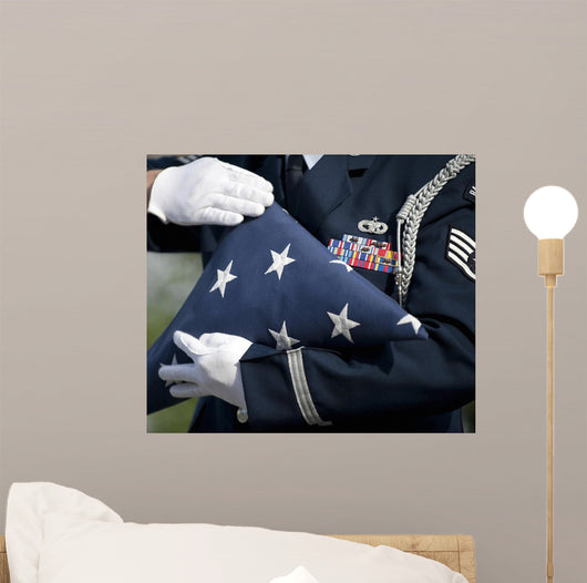 Us Honor Guard Performs Wall Decal