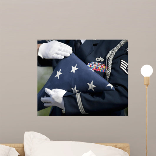 Us Honor Guard Performs Wall Decal