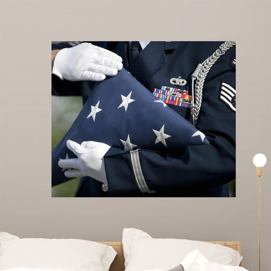 Us Honor Guard Performs Wall Decal