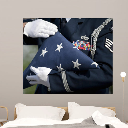 Us Honor Guard Performs Wall Decal