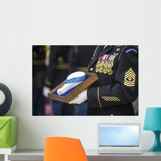 Us Army Sergeant Holds Wall Decal