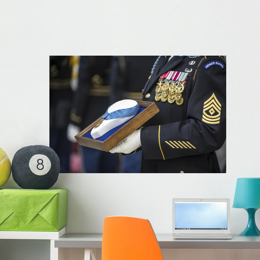 Us Army Sergeant Holds Wall Decal