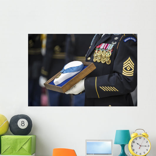 Us Army Sergeant Holds Wall Decal