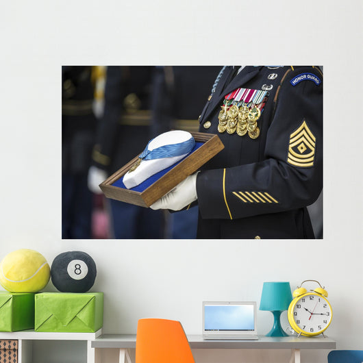 Us Army Sergeant Holds Wall Decal