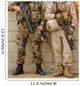 Spanish Marine and Us Wall Decal