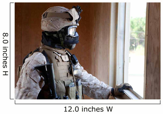 Us Marine Participates Urban Wall Decal