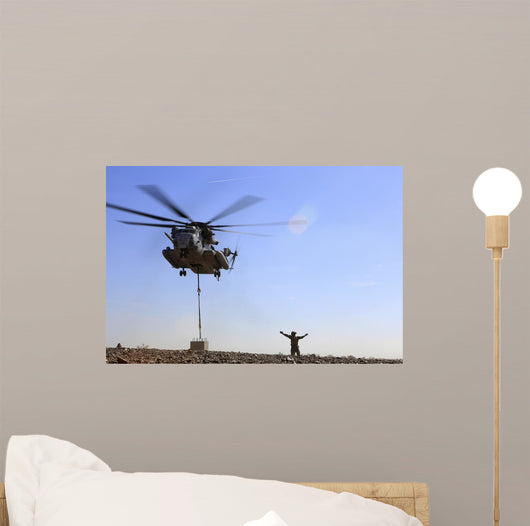 Ch-53e Super Stallion Conducts Wall Decal